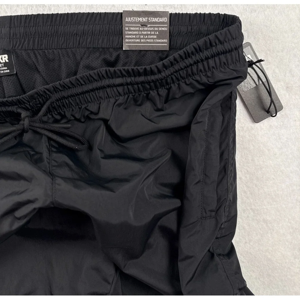 LCKR‎ Swim Trunks Men 2XL Black Lined Athletic Board Shorts Drawstring NWT